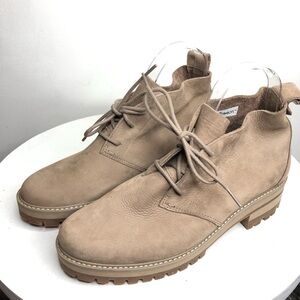 Timberland leather Courmayeur Valley Desert Lug Sole Booties SZ 10. R2